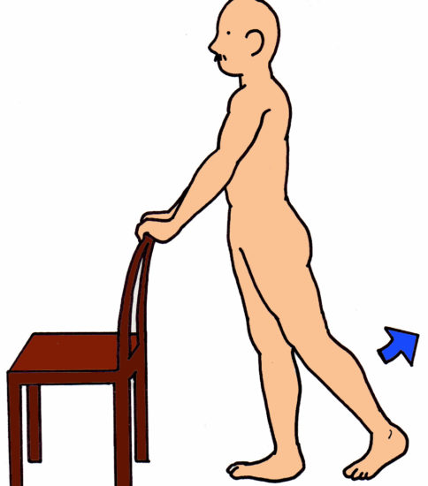 股関節伸筋の筋力強化（立位）
