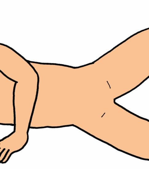 股関節外旋筋群の筋力強化（側臥位）