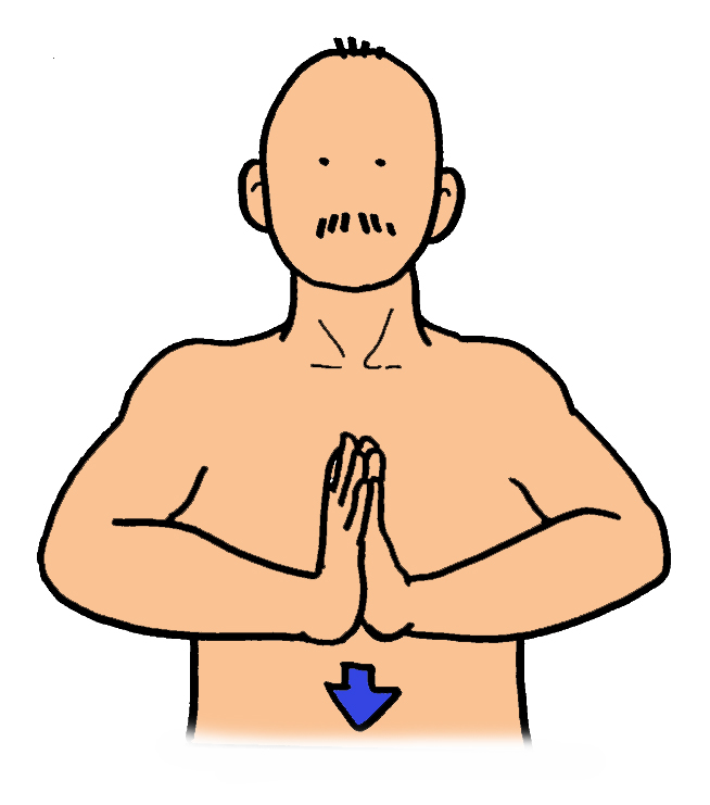 手関節背屈 掌屈のストレッチ すぐに使える リハビリのイラスト集