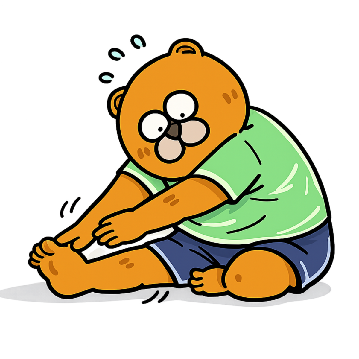 ストレッチについて簡単に説明しました（ストレッチ・イラスト）