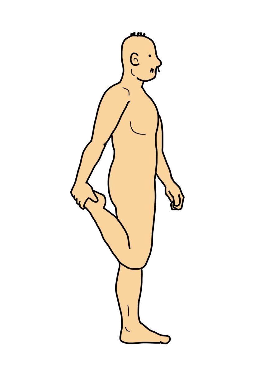 大腿四頭筋と腸腰筋のストレッチの違い
