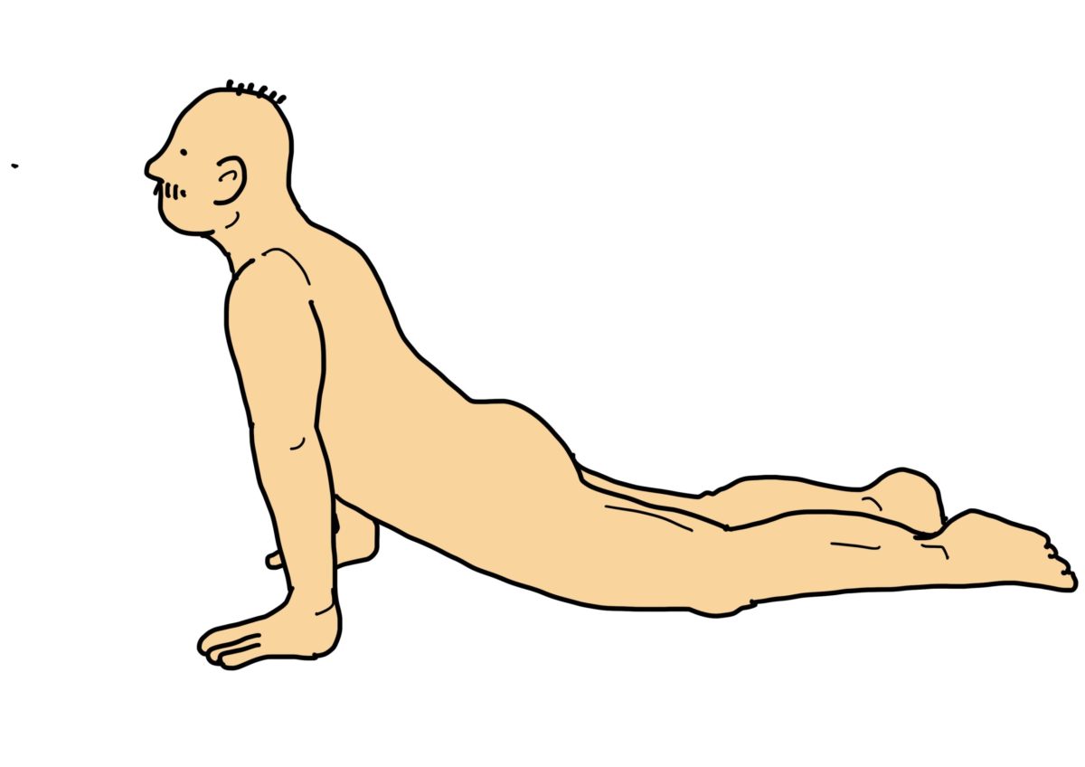 体幹の伸展運動（腹部のストレッチ）