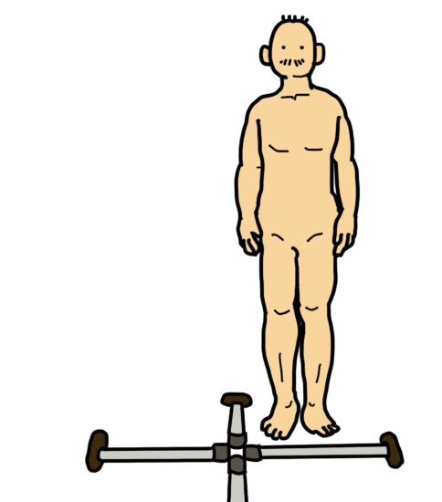 FSST（Four Square Step Test）についてイラストで説明します