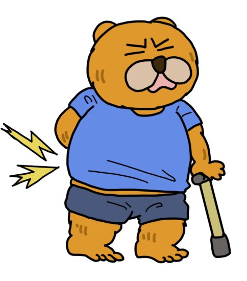 腰痛のイラスト  その4