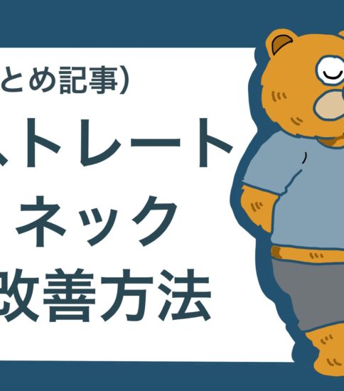 （まとめ記事）ストレートネック改善法について
