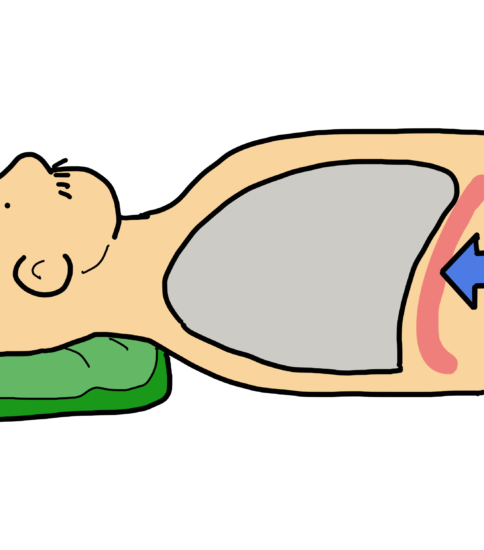 仰向け姿勢（背臥位）は何故悪い？