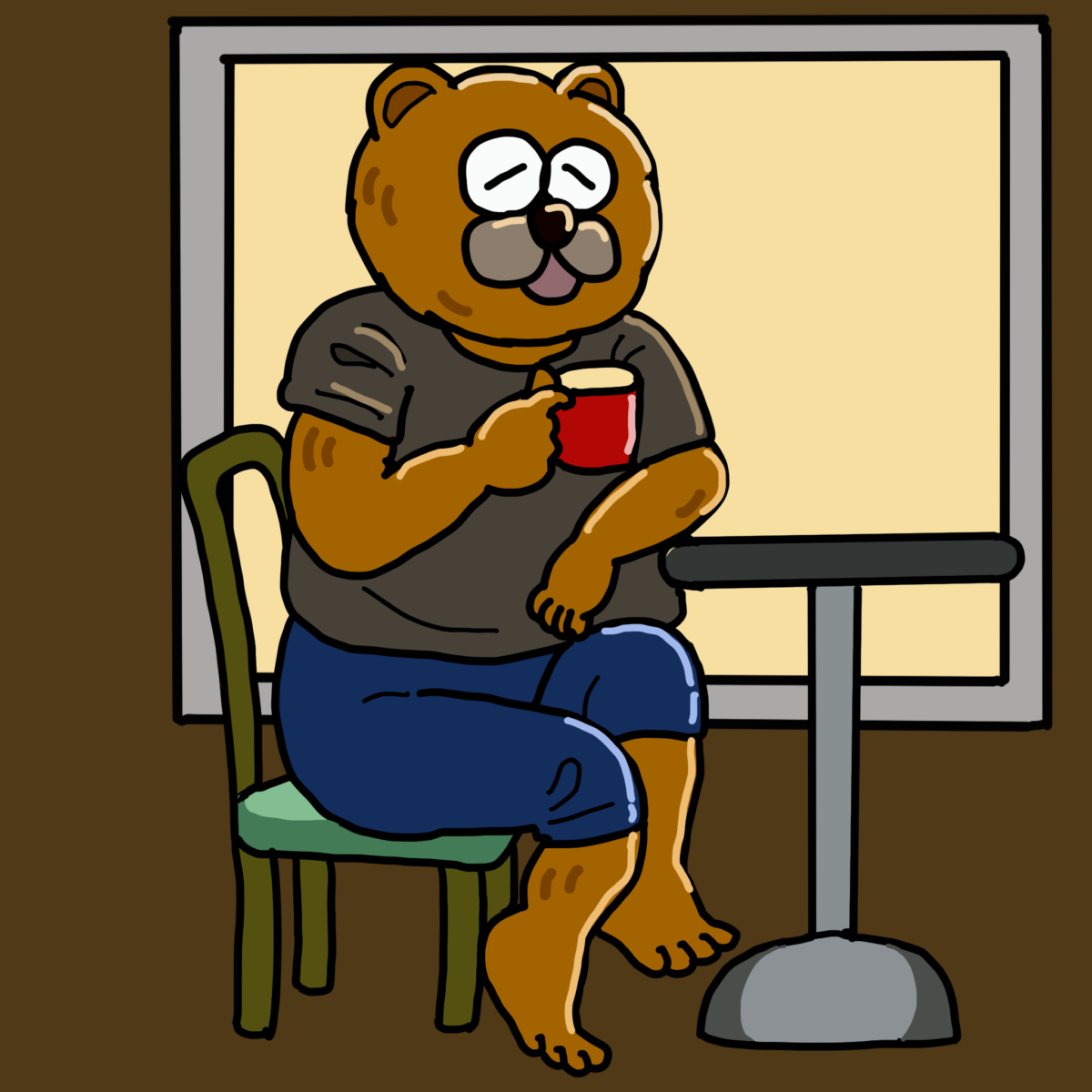 コーヒーブレイクのイラスト