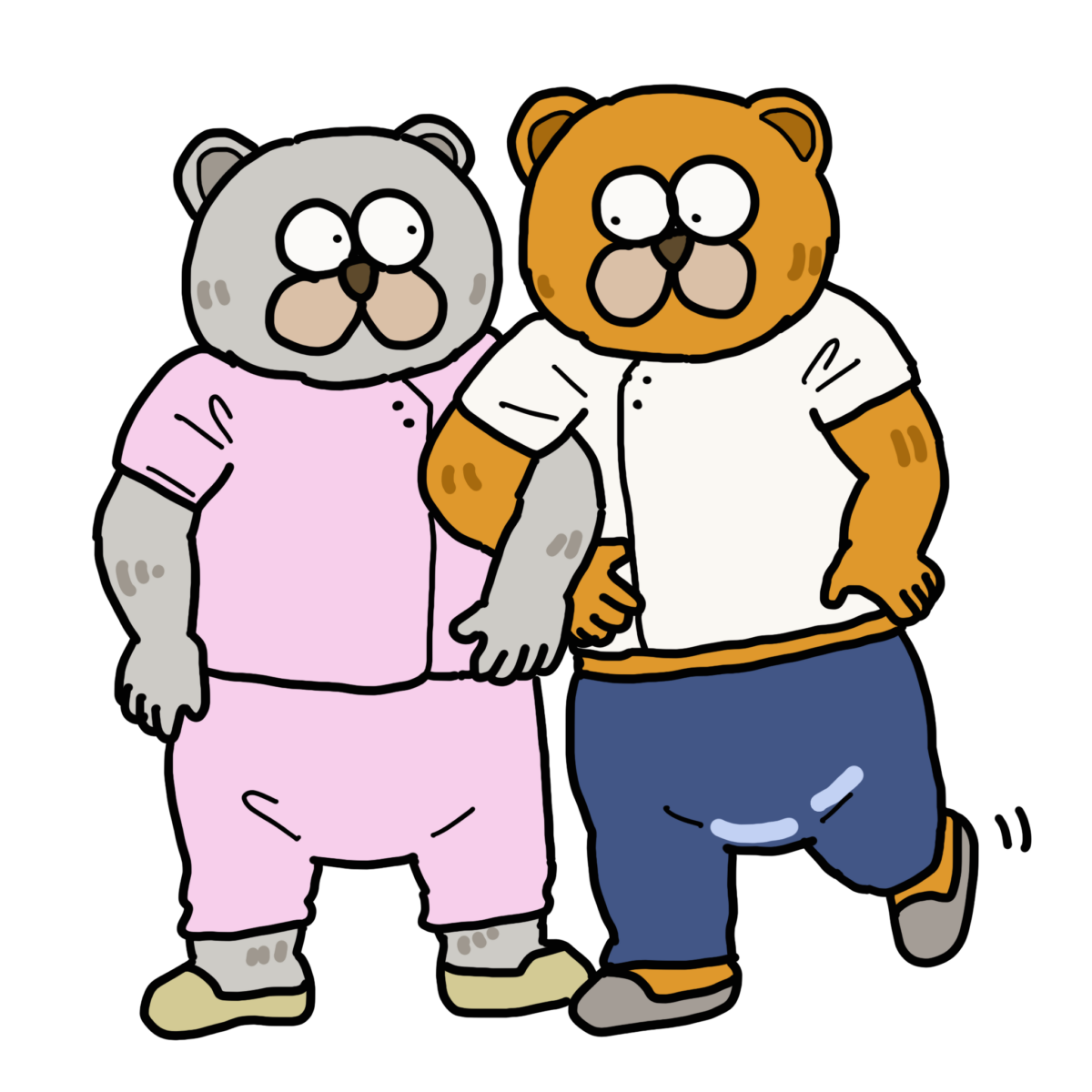 チーム医療のイラスト　その53（スタッフ間の良好な関係性）その1