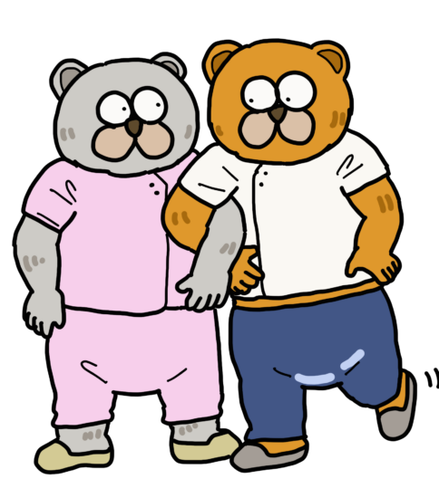 チーム医療のイラスト　その53（スタッフ間の良好な関係性）その1