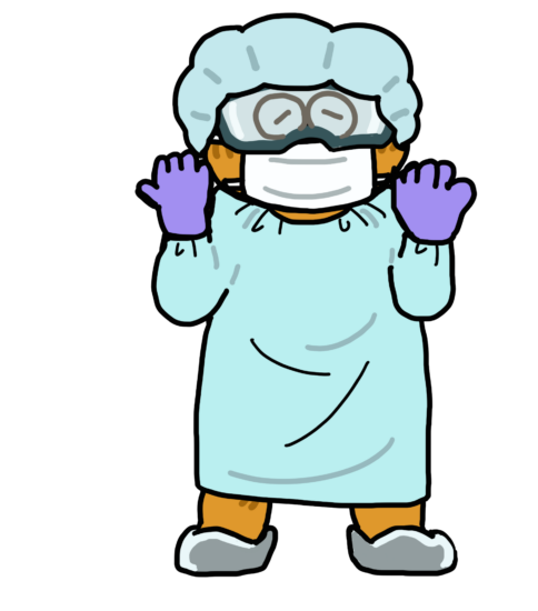 ［感染予防策］個人防護具（PPE）の装着、脱着順序をイラストでご説明します！