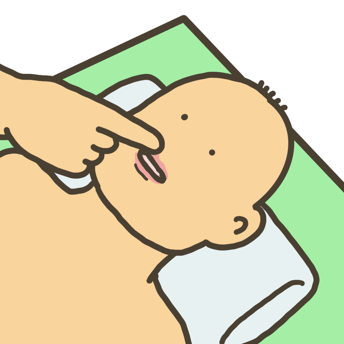 【脳性麻痺児の脱感作】その3（口周囲の対応について）
