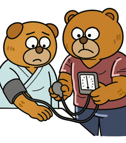 血圧測定のイラスト　その3  〜血圧測定の疑問に答えます〜