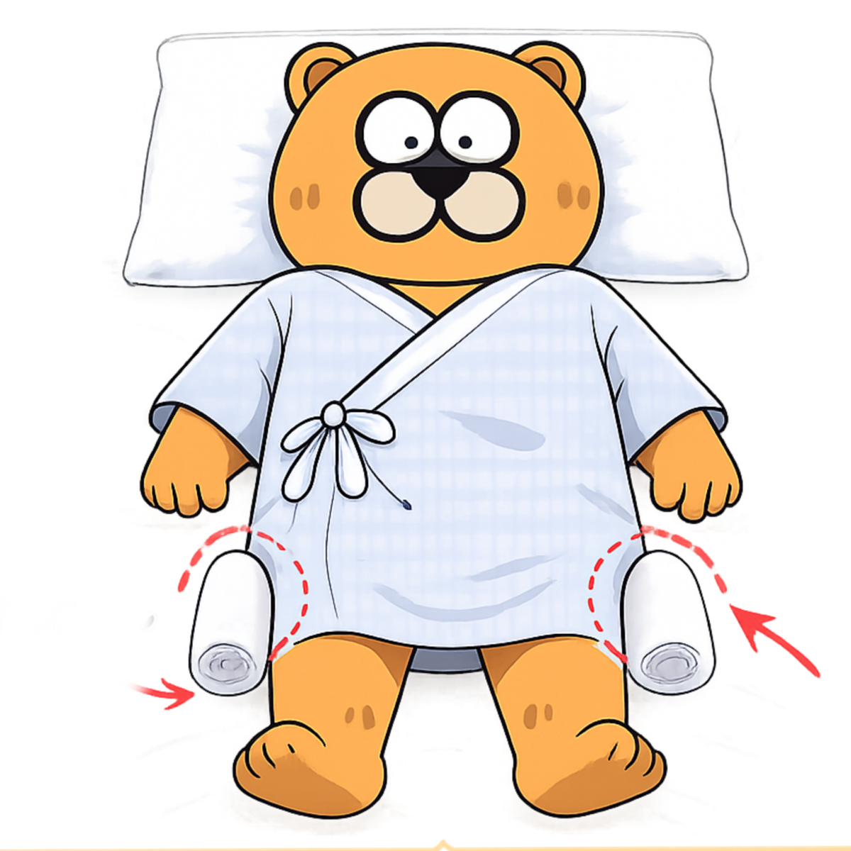 なぜ臥床患者は股関節が外旋拘縮になりやすいのか